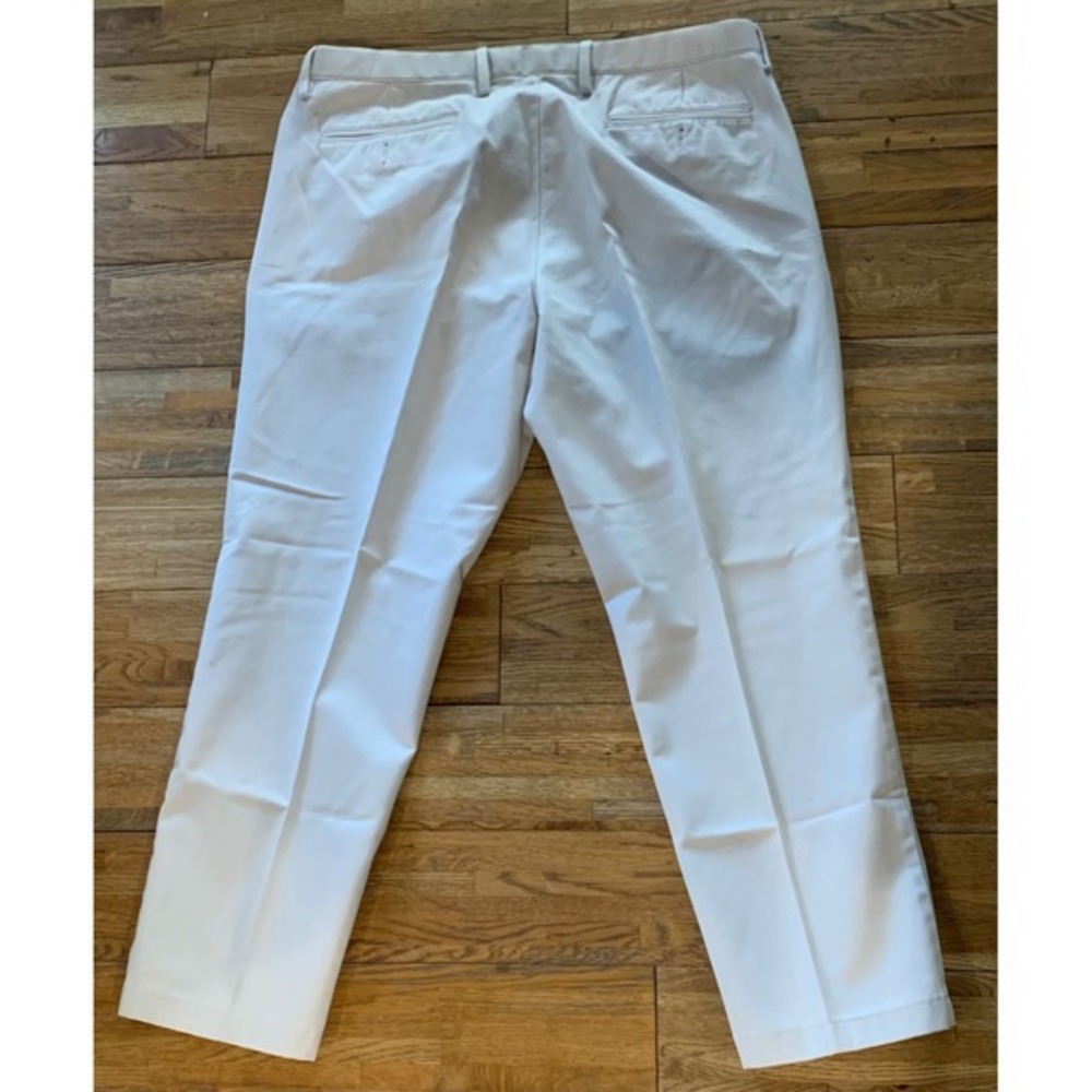 2 Pair-Lands End Traditional Fit Chino Straight Leg Flat Front Preppy Classic-38 - Picture 15 of 15